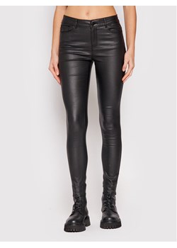 Vero Moda Spodnie materiałowe Seven 10138972 Czarny Slim Fit ze sklepu MODIVO w kategorii Spodnie damskie - zdjęcie 182765887