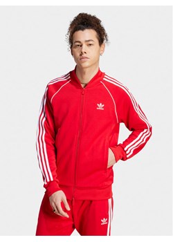 adidas Bluza adicolor Classics SST IL2494 Czerwony Slim Fit ze sklepu MODIVO w kategorii Bluzy męskie - zdjęcie 182766059