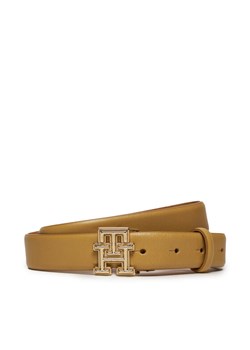 Tommy Hilfiger Pasek Damski Th Logo Bombe 2.5 AW0AW16028 Brązowy ze sklepu MODIVO w kategorii Paski damskie - zdjęcie 182766085