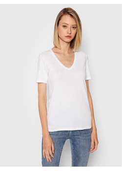 United Colors Of Benetton T-Shirt 3GA2E4230 Biały Regular Fit ze sklepu MODIVO w kategorii Bluzki damskie - zdjęcie 182766126