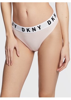 DKNY Stringi DK4529 Różowy ze sklepu MODIVO w kategorii Majtki damskie - zdjęcie 182766335