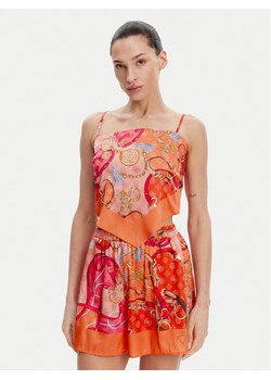 Guess Top E5GH02 WH4V0 Pomarańczowy Regular Fit ze sklepu MODIVO w kategorii Bluzki damskie - zdjęcie 182766385