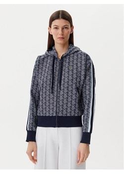 Lacoste Bluza SF7606 Granatowy Regular Fit ze sklepu MODIVO w kategorii Bluzy damskie - zdjęcie 182766466