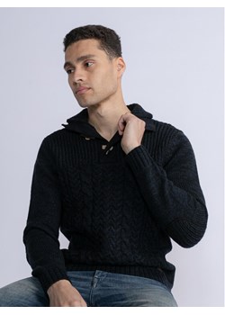 Petrol Industries Sweter M-3030-KWC211 Granatowy Regular Fit ze sklepu MODIVO w kategorii Swetry męskie - zdjęcie 182766506