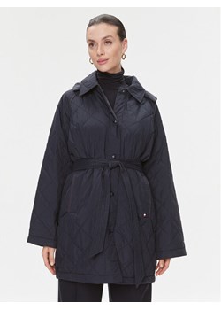 Tommy Hilfiger Kurtka przejściowa WW0WW40469 Granatowy Relaxed Fit ze sklepu MODIVO w kategorii Kurtki damskie - zdjęcie 182766618