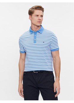 Tommy Hilfiger Polo 1985 MW0MW17771 Niebieski Regular Fit ze sklepu MODIVO w kategorii T-shirty męskie - zdjęcie 182766667
