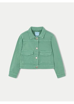 Mayoral Kurtka jeansowa 3407 Zielony Regular Fit ze sklepu MODIVO w kategorii Kurtki dziewczęce - zdjęcie 182766759