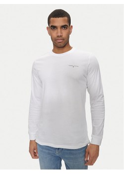 Tommy Jeans Longsleeve Linear DM0DM18551 Biały Slim Fit ze sklepu MODIVO w kategorii T-shirty męskie - zdjęcie 182766776