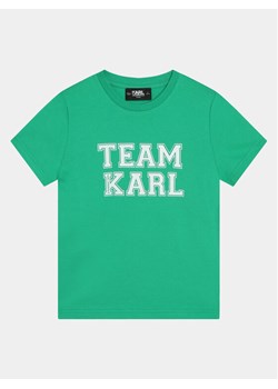 Karl Lagerfeld Kids T-Shirt Z30049 D Zielony Regular Fit ze sklepu MODIVO w kategorii T-shirty chłopięce - zdjęcie 182766785