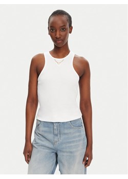 TWINSET Top 251TT2400 Biały Slim Fit ze sklepu MODIVO w kategorii Bluzki damskie - zdjęcie 182766837