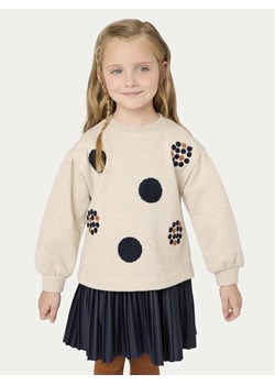 Mayoral Komplet bluza i sukienka 4922 Beżowy Regular Fit ze sklepu MODIVO w kategorii Sukienki dziewczęce - zdjęcie 182766905