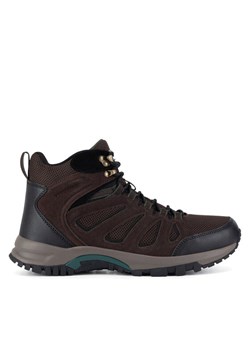 Hunter Trekkingi MASON MID HIKER WP Brązowy ze sklepu MODIVO w kategorii Buty trekkingowe męskie - zdjęcie 182766917