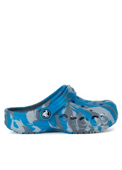 Crocs Klapki BAYA MARBLED CLOG KIDS 207016-4GL Granatowy ze sklepu MODIVO w kategorii Klapki dziecięce - zdjęcie 182766947