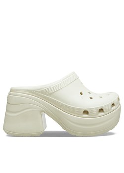 Crocs Klapki Siren Clog 208547 Beżowy ze sklepu MODIVO w kategorii Klapki damskie - zdjęcie 182766989