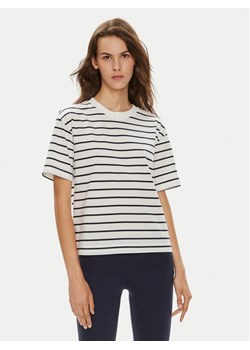 Gina Tricot T-Shirt 23352 Biały Relaxed Fit ze sklepu MODIVO w kategorii Bluzki damskie - zdjęcie 182767039