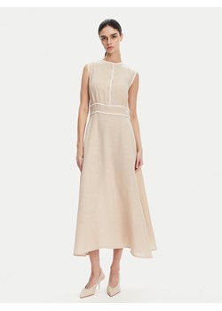 ICONA Sukienka letnia RP5LE007 Beżowy Regular Fit ze sklepu MODIVO w kategorii Sukienki - zdjęcie 182767097