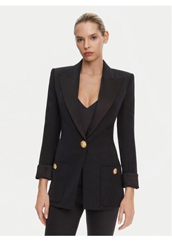 Balmain Marynarka DF1SE095ME54 Czarny Regular Fit ze sklepu MODIVO w kategorii Marynarki damskie - zdjęcie 182767115