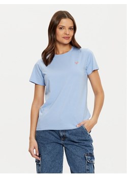 Guess Jeans T-Shirt W4YI10 J1314 Niebieski Regular Fit ze sklepu MODIVO w kategorii Bluzki damskie - zdjęcie 182767257
