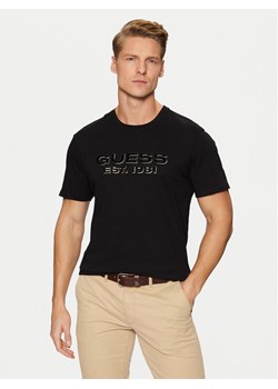 Guess T-Shirt M5RI50 K9RM1 Czarny Regular Fit ze sklepu MODIVO w kategorii T-shirty męskie - zdjęcie 182767368