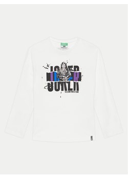 United Colors Of Benetton Bluzka 3ATNC10MG Biały Regular Fit ze sklepu MODIVO w kategorii T-shirty chłopięce - zdjęcie 182767438