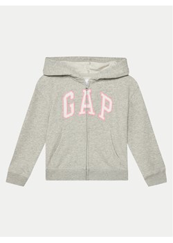 Gap Bluza 746744-00 Szary Regular Fit ze sklepu MODIVO w kategorii Bluzy dziewczęce - zdjęcie 182767506