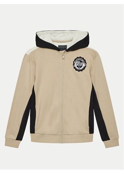 Guess Bluza L4YQ03 KA6R4 Beżowy Regular Fit ze sklepu MODIVO w kategorii Bluzy dziewczęce - zdjęcie 182767546