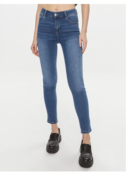 Morgan Jeansy 241-PARDA Granatowy Slim Fit ze sklepu MODIVO w kategorii Jeansy damskie - zdjęcie 182767595
