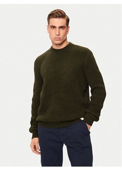 Mustang Sweter Emil C 1015801 Zielony Regular Fit ze sklepu MODIVO w kategorii Swetry męskie - zdjęcie 182767646