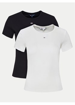 Tommy Jeans Komplet 2 t-shirtów DW0DW21430 Kolorowy Slim Fit - id: 0000304643446 - marki Tommy Jeans - 182767656 Tommy Jeans Komplet 2 t-shirtów DW0DW21430 Kolorowy Slim Fit ze sklepu MODIVO w kategorii Bluzki damskie - zdjęcie 182767656