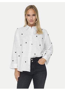 ONLY Koszula 15283743 Biały Box Fit ze sklepu MODIVO w kategorii Koszule damskie - zdjęcie 182767696