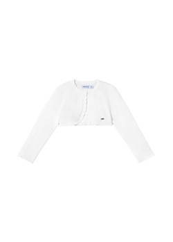 Mayoral Bolerko 306 Biały Regular Fit ze sklepu MODIVO w kategorii Bluzy i swetry - zdjęcie 182767698