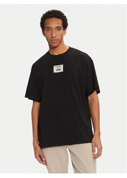 Just Cavalli T-Shirt 77OAHE14 Czarny Regular Fit ze sklepu MODIVO w kategorii T-shirty męskie - zdjęcie 182767788