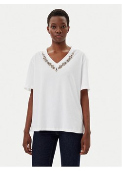 Liu Jo T-Shirt WA5146 JS923 Biały Regular Fit ze sklepu MODIVO w kategorii Bluzki damskie - zdjęcie 182767875