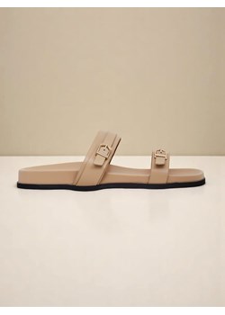 Royalfashion Damskie klapki eko skórzane EcoTwins Slides ze sklepu royalfashion.pl w kategorii Klapki damskie - zdjęcie 183544675