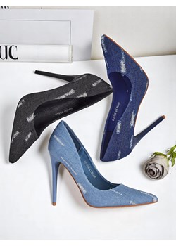 Royalfashion Damskie czółenka na szpilce Denim Chic ze sklepu royalfashion.pl w kategorii Czółenka - zdjęcie 183544865