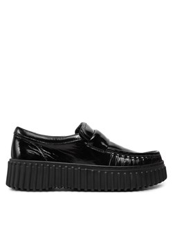 Półbuty Clarks Torhill Mocc 26179354 Czarny ze sklepu eobuwie.pl w kategorii Półbuty damskie - zdjęcie 183545527