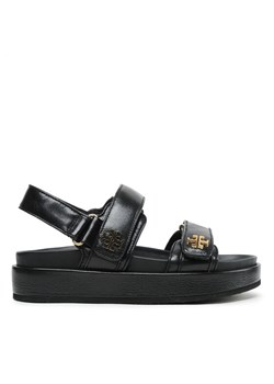 Sandały Tory Burch Kira Sport Sandal 144328 Czarny ze sklepu eobuwie.pl w kategorii Sandały damskie - zdjęcie 183545739