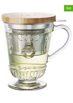 La Rochère France 3-częściowy zestaw &quot;Versailles&quot; w kolorze beżowym - 280 ml ze sklepu Limango Polska w kategorii Dzbanki i zaparzacze - zdjęcie 183548806