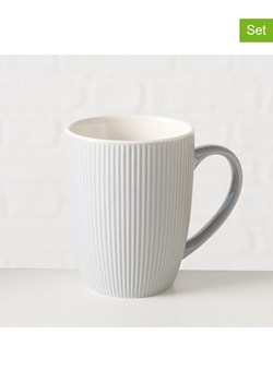 Boltze Kubki (2 szt.) &quot;Ranura&quot; w kolorze jasnoszarym - 290 ml ze sklepu Limango Polska w kategorii Dzbanki i zaparzacze - zdjęcie 183548956