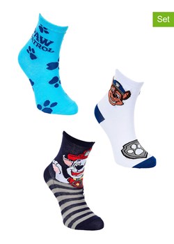 Paw Patrol Skarpety (3 pary) &quot;Psi Patrol&quot; ze wzorem ze sklepu Limango Polska w kategorii Skarpetki dziecięce - zdjęcie 183549288