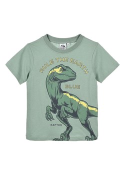 Jurassic World Koszulka &quot;Park Jurajski&quot; w kolorze zielonym ze sklepu Limango Polska w kategorii T-shirty chłopięce - zdjęcie 183549296