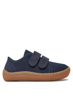 Sneakersy Froddo Barefoot Canvas G1700379-8 M Granatowy ze sklepu eobuwie.pl w kategorii Trampki dziecięce - zdjęcie 183549829