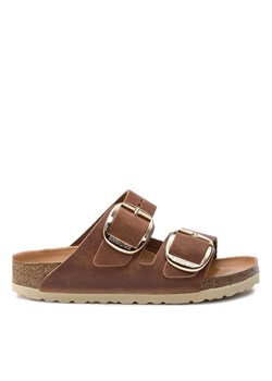 Klapki Birkenstock Arizona Big Buckle 1011073 Brązowy ze sklepu eobuwie.pl w kategorii Klapki damskie - zdjęcie 183549835