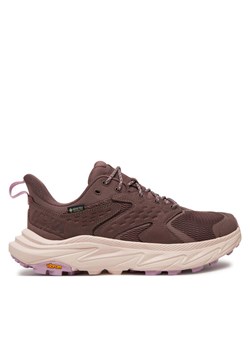 Hoka Trekkingi Anacapa 2 Low GTX GORE-TEX 1142830 Bordowy ze sklepu MODIVO w kategorii Buty trekkingowe damskie - zdjęcie 183550505