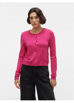 Vero Moda Kardigan Glory 10300340 Różowy Regular Fit ze sklepu MODIVO w kategorii Swetry damskie - zdjęcie 183550519