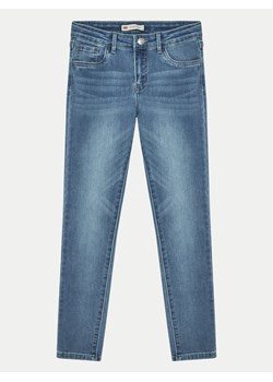 Levi's® Jeansy 710 4E2702-M8F Czarny Slim Fit ze sklepu MODIVO w kategorii Spodnie dziewczęce - zdjęcie 183550557