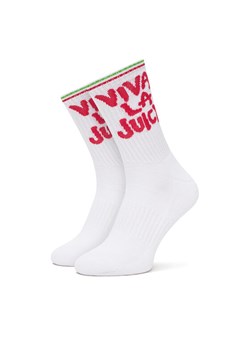 Juicy Couture Skarpety wysokie damskie Viva JCAXS125718 Biały ze sklepu MODIVO w kategorii Skarpetki damskie - zdjęcie 183551338