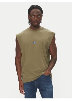 HUGO Tank top Navertz 50509773 Zielony Regular Fit ze sklepu MODIVO w kategorii T-shirty męskie - zdjęcie 183551398