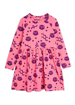 MINI RODINI Sukienka codzienna Squiggly Cats 2515010628 Różowy Regular Fit ze sklepu MODIVO w kategorii Sukienki dziewczęce - zdjęcie 183551519