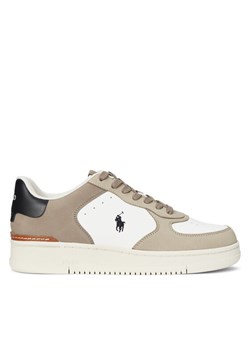 Polo Ralph Lauren Sneakersy 809955690004 Beżowy ze sklepu MODIVO w kategorii Buty sportowe męskie - zdjęcie 183551527